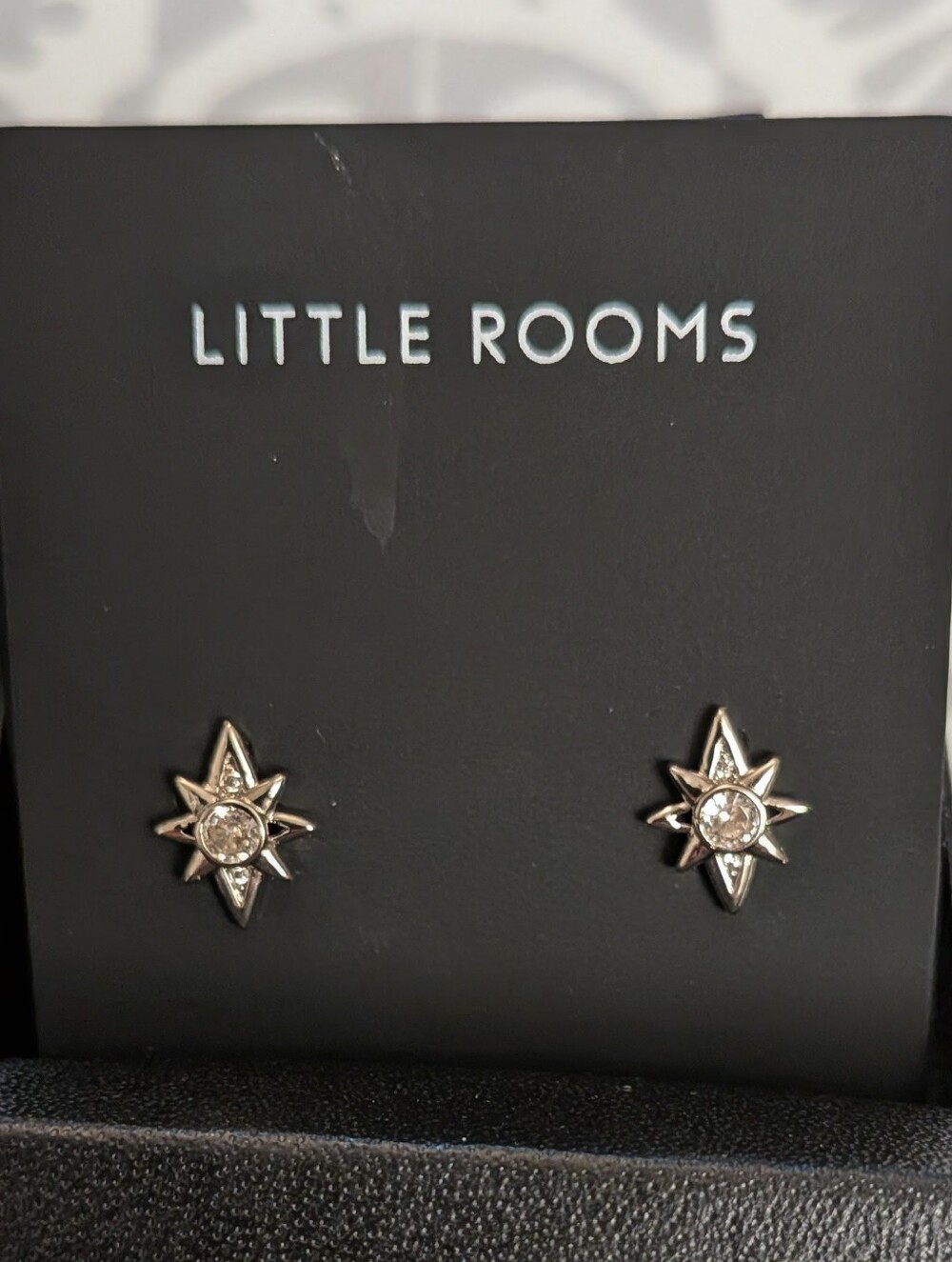 Stardust Studs by Little Rooms - .925 Sterling Silver and Cubic Zirconia